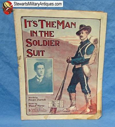  US Spanish American War Sheet Music, 1902 — image 2