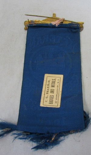  US Post Civil War Gettysburg Veteran Reunion Ribbon, New York Day 1863-1893 — image 5