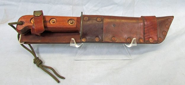  British Cold War Era MoD Survival Knife & Scabbard, 1988 — image 2