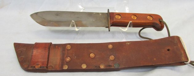  British Cold War Era MoD Survival Knife & Scabbard, 1988 — image 5
