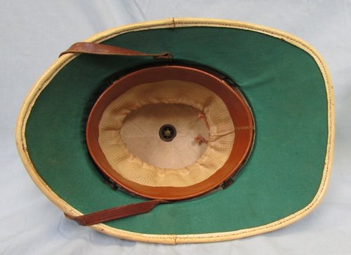  Belgian, Korean War Era, British Pattern Wolseley Sun Helmet, Levior 1954 — image 5