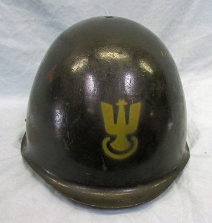  Polish Cold War Era, Wz67 Steel Helmet & Liner — image 3