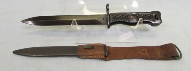  Yugoslavia Cold War M1956 Submachine Gun Bayonet & Scabbard — image 3