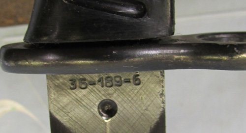  Yugoslavia Cold War M1956 Submachine Gun Bayonet & Scabbard — image 6