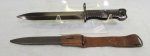 Yugoslavia Cold War M1956 Submachine Gun Bayonet & Scabbard
