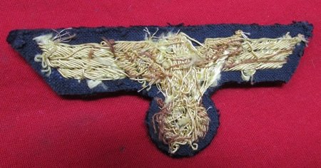 German WWII Kriegsmarine Celulon Embroidered Coat Eagle — image 3
