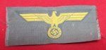 German WWII Cloth Kriegsmarine Coastal Artillery Cap Eagle