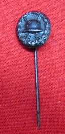 German WWI Black Wound Badge Stickpin — image 2