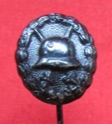 German WWI Black Wound Badge Stickpin — image 3