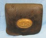 US Civil War 58 Caliber Rifle Cartridge Box