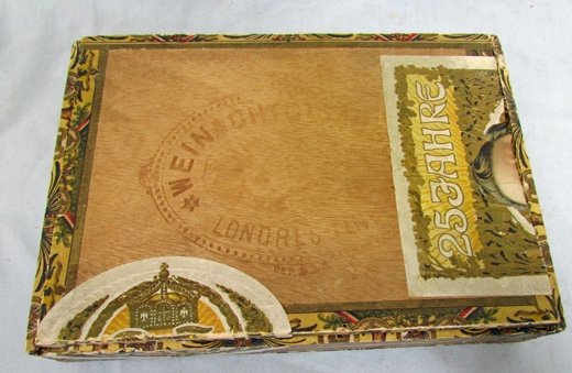  German Pre WWI Kaiser Wilhelm Wooden Cigar Box — image 3