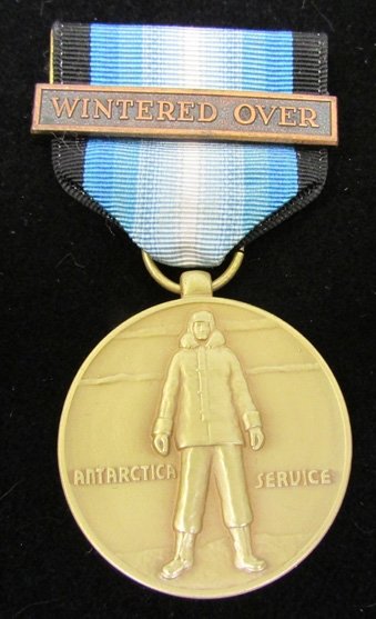  US Cold War Antarctica Service Medal, Wintered Over Clasp — image 2