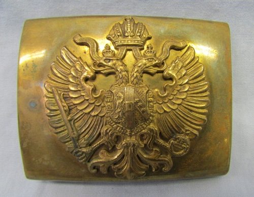  Austrian Pre WWI Brass Private Purchase Enlisted Buckle, A Beauty — image 3