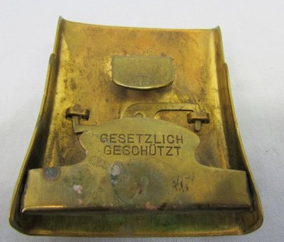  Austrian Pre WWI Brass Private Purchase Enlisted Buckle, A Beauty — image 4