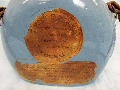  French WWI Ceramic Canteen Champagne Bottle Reserve D-Elite 1914 — image 4