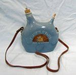 French WWI Ceramic Canteen Champagne Bottle Reserve D-Elite 1914