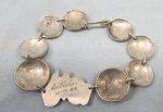 Australian WWII Sweetheart Coin Bracelet, 1944