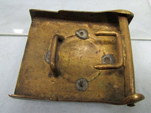  German 1847 Pattern Prussian Enlisted Buckle, Four Solder Points — image 2