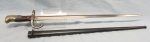 French M1874 Gras Bayonet, St. Etienne 1883, Navy Proofed, Matching