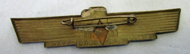  German WWII Hitler Youth Tinnie, Wurzburg 1934 — image 3