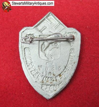  German WWII 1935 Westfalen-Nord Gau Treffen Tinnie — image 2