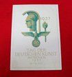 German WWII Day of German Art Postcard 1937
