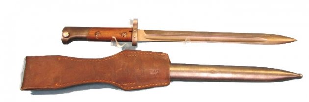  Czech WWII VZ-24 Mauser Bayonet & Scabbard — image 5