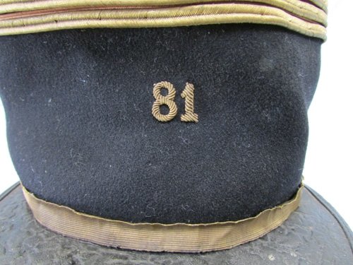  French WWI Captains Kepi, 81st Regiment — image 3