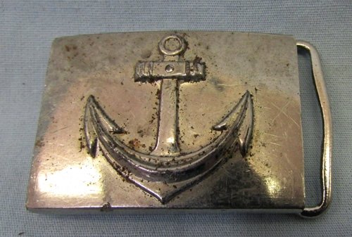  Japanese WWII Navy Officer Tropical Shorts Belt Buckle — image 2