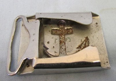  Japanese WWII Navy Officer Tropical Shorts Belt Buckle — image 3
