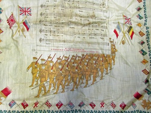  British WWI Patriotic Hankie, 'It's A Long Way To Tipperary' — image 3