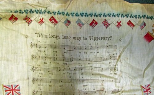  British WWI Patriotic Hankie, 'It's A Long Way To Tipperary' — image 4