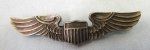 US WWII USAAF 2 Inch Pilots Wingsm, Pinback