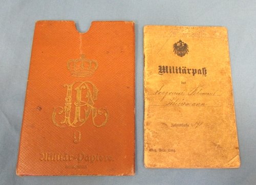  German Pre WWI Militar Pass, Dragoon Regiment Nr.9 — image 2