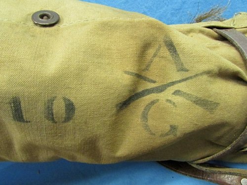  US Cicra 1905 Army Issue Tent Half & Connecting Straps — image 5