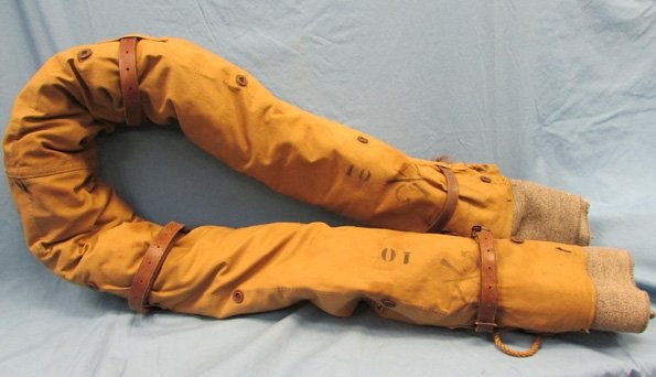  US Cicra 1905 Army Issue Tent Half & Connecting Straps — image 6