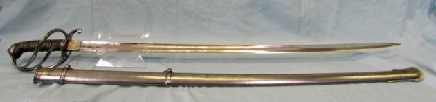  British 1821 Pattern Light Cavalry Officer Sword, Identified — image 3