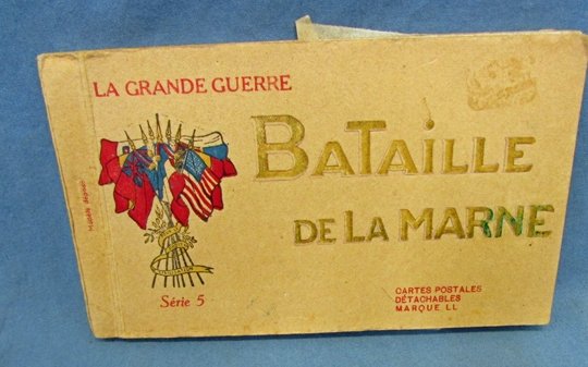  French WWI Souvenir Postcard Book, Battle of the Marne — image 2