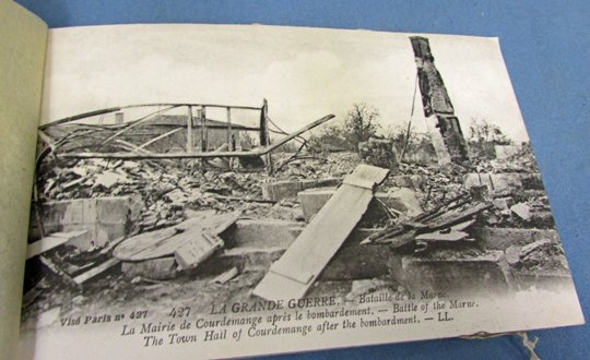  French WWI Souvenir Postcard Book, Battle of the Marne — image 4