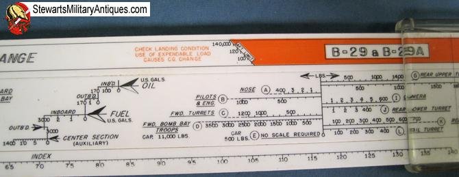  US Korean War USAF B29 & B29A Super Fortress  Load Adjuster Computer, Complete — image 2