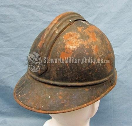  French WWI M1915 Steel Helmet, Medical Troops — image 5