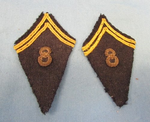  French WWII, Colonial NCO Collar Insignia — image 2