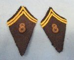 French WWII, Colonial NCO Collar Insignia