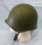 Soviet Postwar WWII Ssh40 Pattern Helmet Complete 1953 Dated