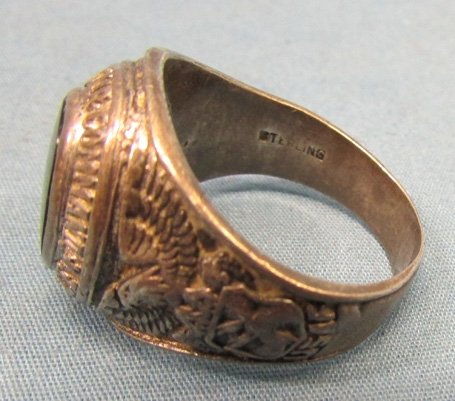  US Cold War, USAF Strategic Air Command Ring, Sterling — image 2