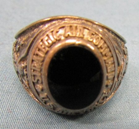  US Cold War, USAF Strategic Air Command Ring, Sterling — image 3