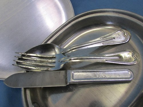 US WWI M1910 Aluminum Messkit & Utensil set — image 3
