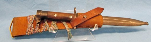  Egyptian 1950's Era Hakim Bayonet & Scabbard — image 2