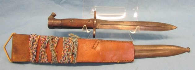  Egyptian 1950's Era Hakim Bayonet & Scabbard — image 4