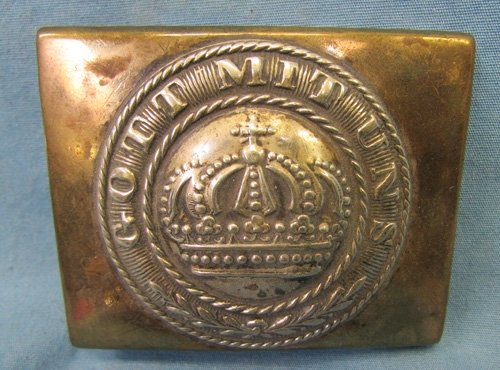  German Pre WWI, M1845 Pattern Prussian Enlisted Buckle — image 2